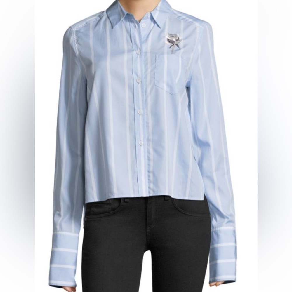 EQUIPMENT Huntley Striped Shirt Small
